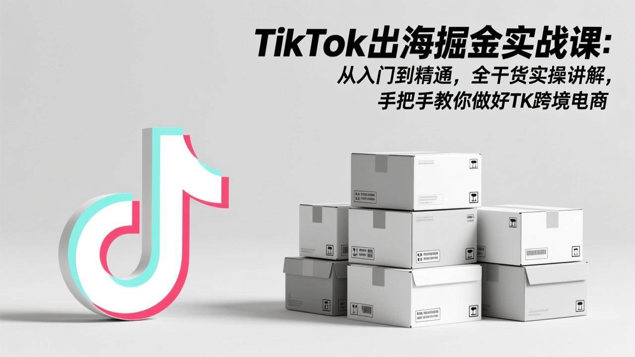 （17368期）TikTok出海掘金实战课：从入门到精通，全干货实操讲解，手把手教你做好TK跨境电商-知行客