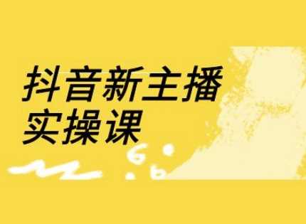 抖音新主播实操课，直播间流量运营线上实操课(18节)-知行客
