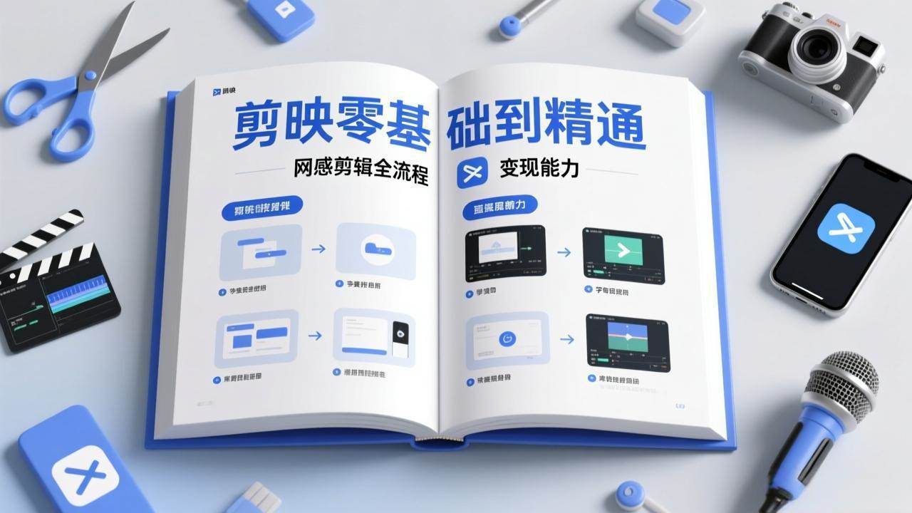 （17473期）剪映零基础也能快速上手，从入门到精通掌握网感剪辑全流程，掌握能直接变现的剪辑能力-知行客