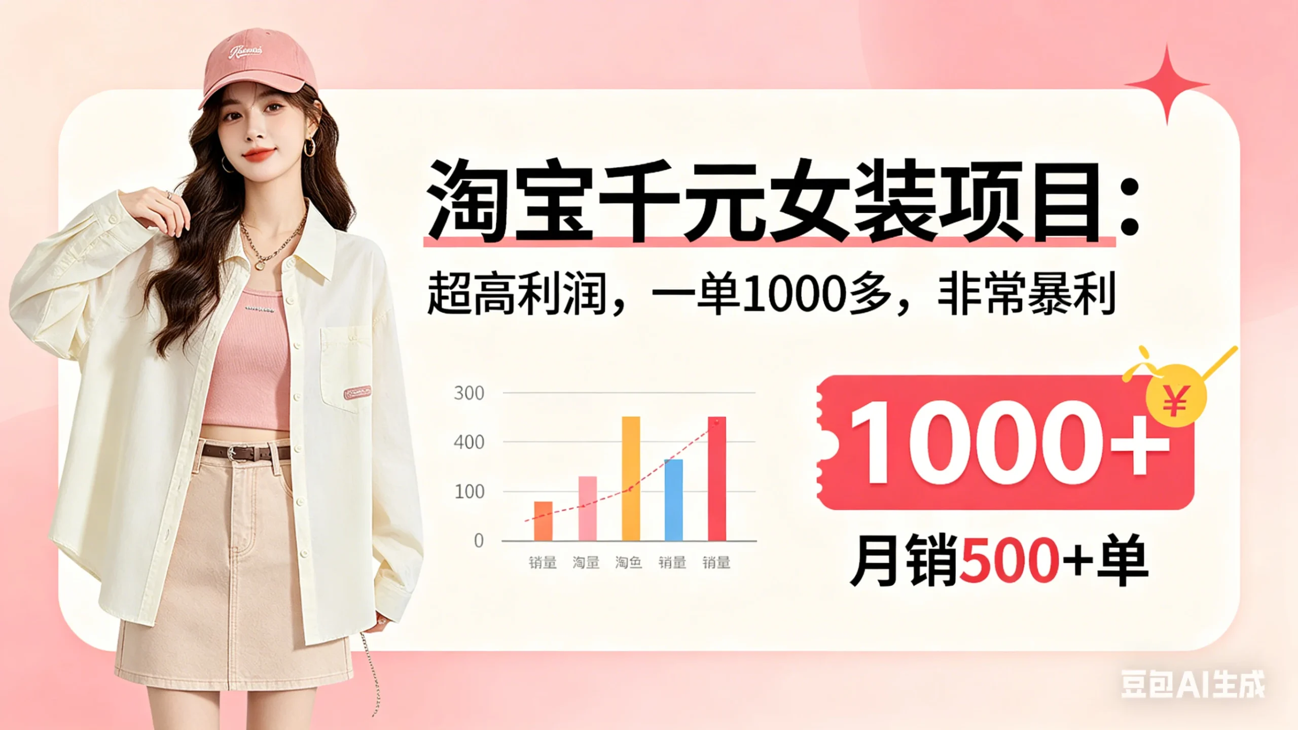 【精】淘宝千元女装项目：超高利润，一单1000多，非常暴利！-知行客