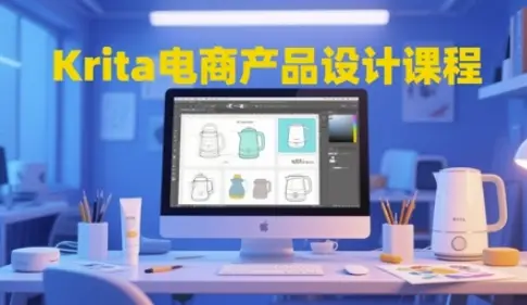 Krita电商产品设计课程，掌握从工具使用到创意落地的全链路设计能力-知行客