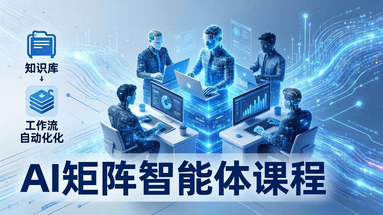 （17759期）AI矩阵智能体实战：100个数字员工批量生产内容，文本知识库+工作流自动化全搞定-知行客