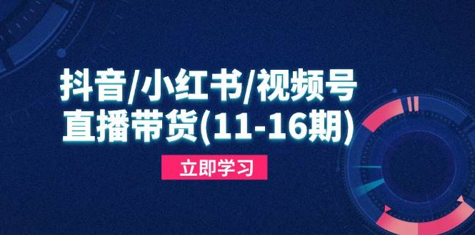 （14611期）抖音/小红书/视频号/直播带货(11-16期)，快速掌握平台规则，打造爆款内容-知行客