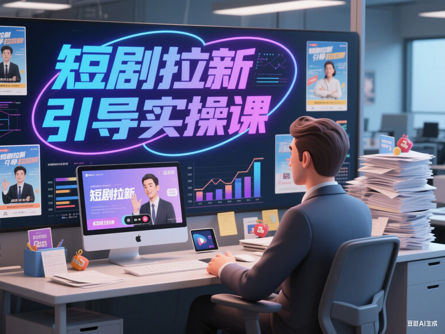 短剧拉新 引导实操课-知行客