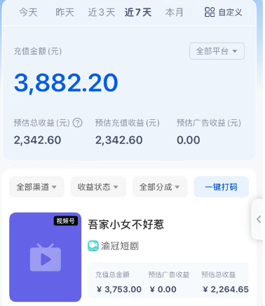 短剧搬砖新玩法，软件批量二创剪辑，7天赚了3800，赶紧做起来【附软件】-知行客