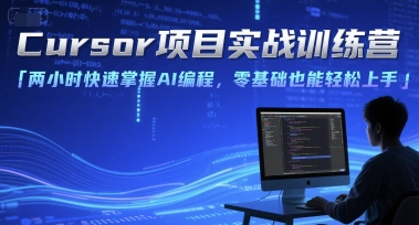 Cursor项目实战训练营，两小时快速掌握AI编程，零基础也能轻松上手-知行客