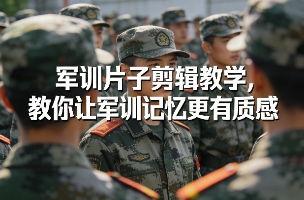 军训片子剪辑教学，教你让军训记忆更有质感-知行客