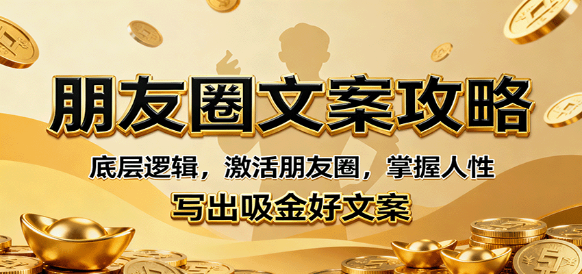 朋友圈文案攻略：底层逻辑，激活朋友圈，掌握人性，写出吸金好文案-知行客