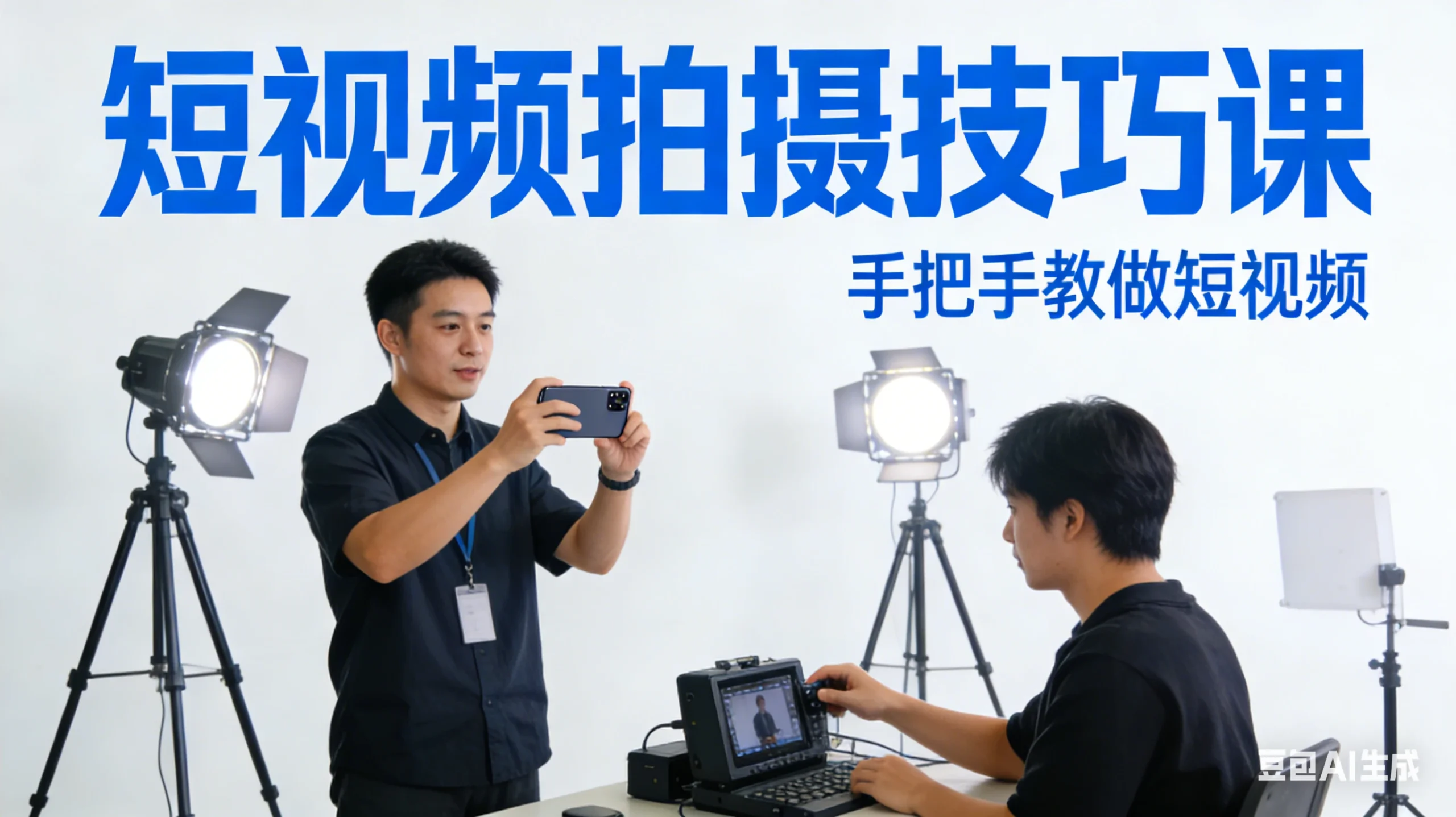 【精】短视频拍摄技巧课，手把手教做短视频-知行客