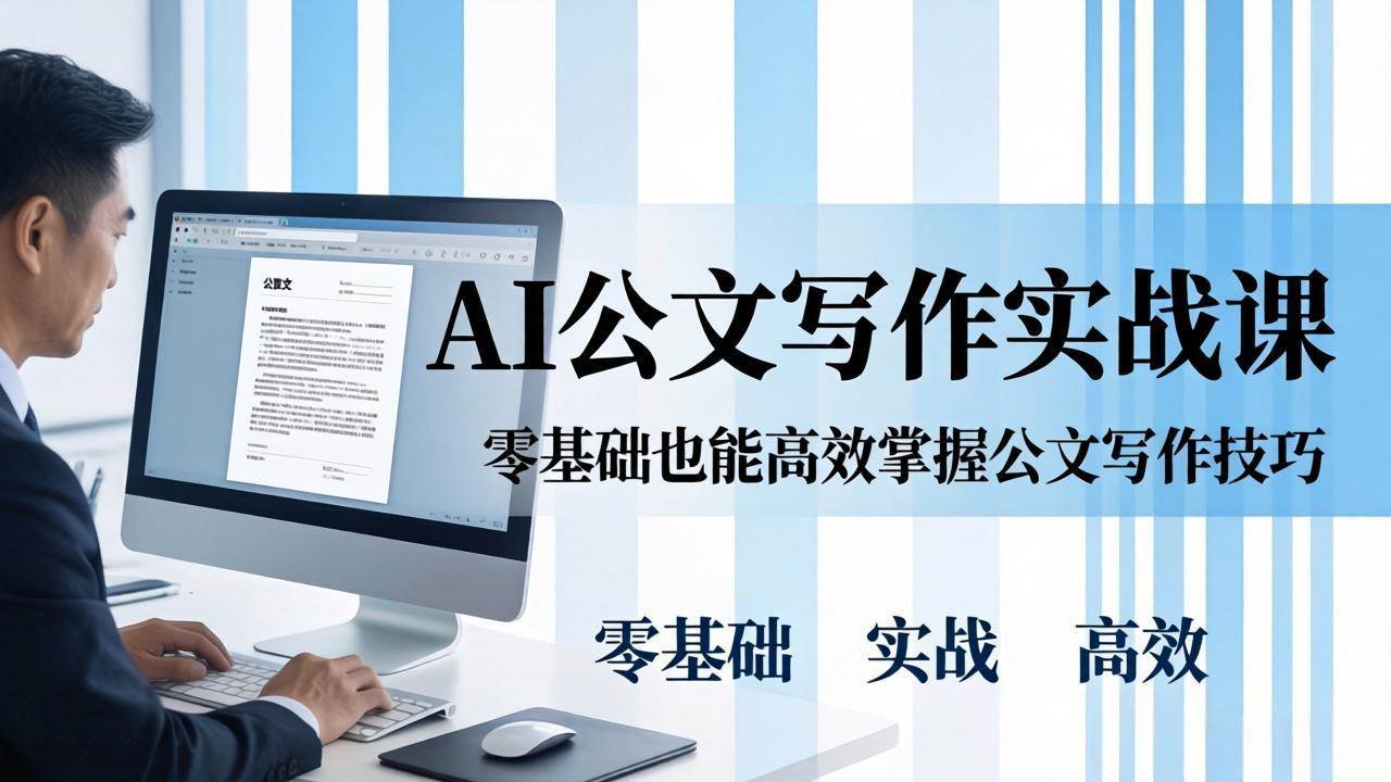 （17783期）AI 公文写作实战课：零基础掌握格式规范与 5 大文种，用 AI 高效写出合格材料 | 资源下载 - 知行客-知行客