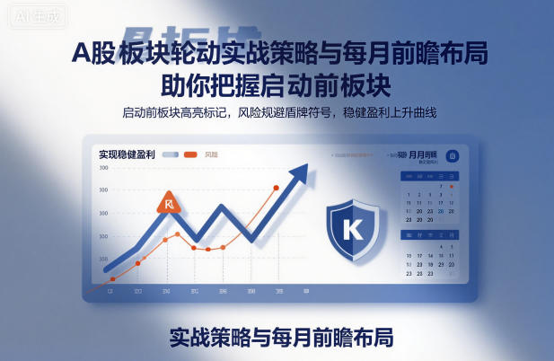 A股板块轮动实战策略与每月前瞻布局，助你把握启动前板块，规避风险，实现稳健盈利-知行客