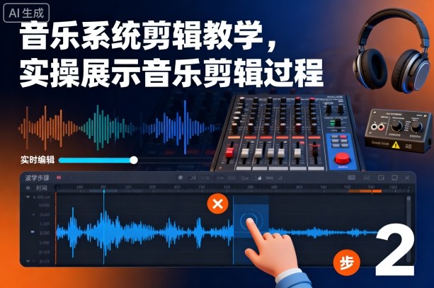 音乐系统剪辑教学，实操展示音乐剪辑过程-知行客