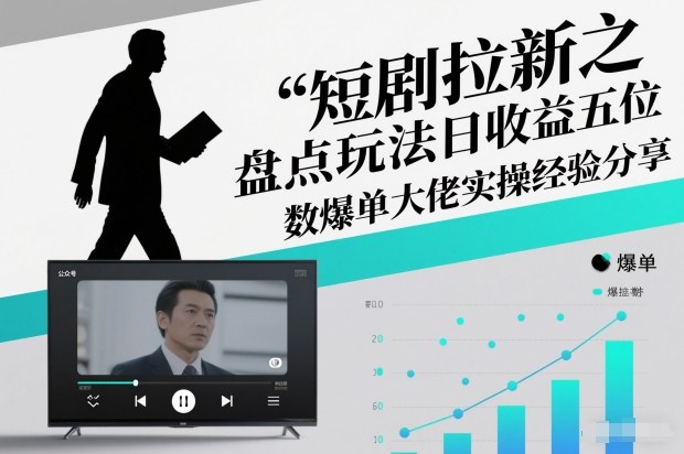 短剧拉新之盘点玩法日收益五位数爆单大佬实操经验分享-知行客