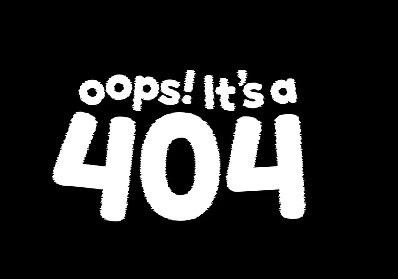 文字抖动动画特效404错误页面HTML源码-知行客