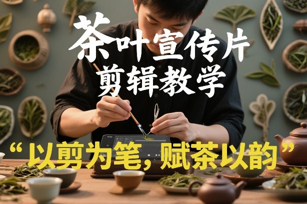 茶叶宣传片剪辑教学，以剪为笔，赋茶以韵，新手也能拍出高级感-知行客