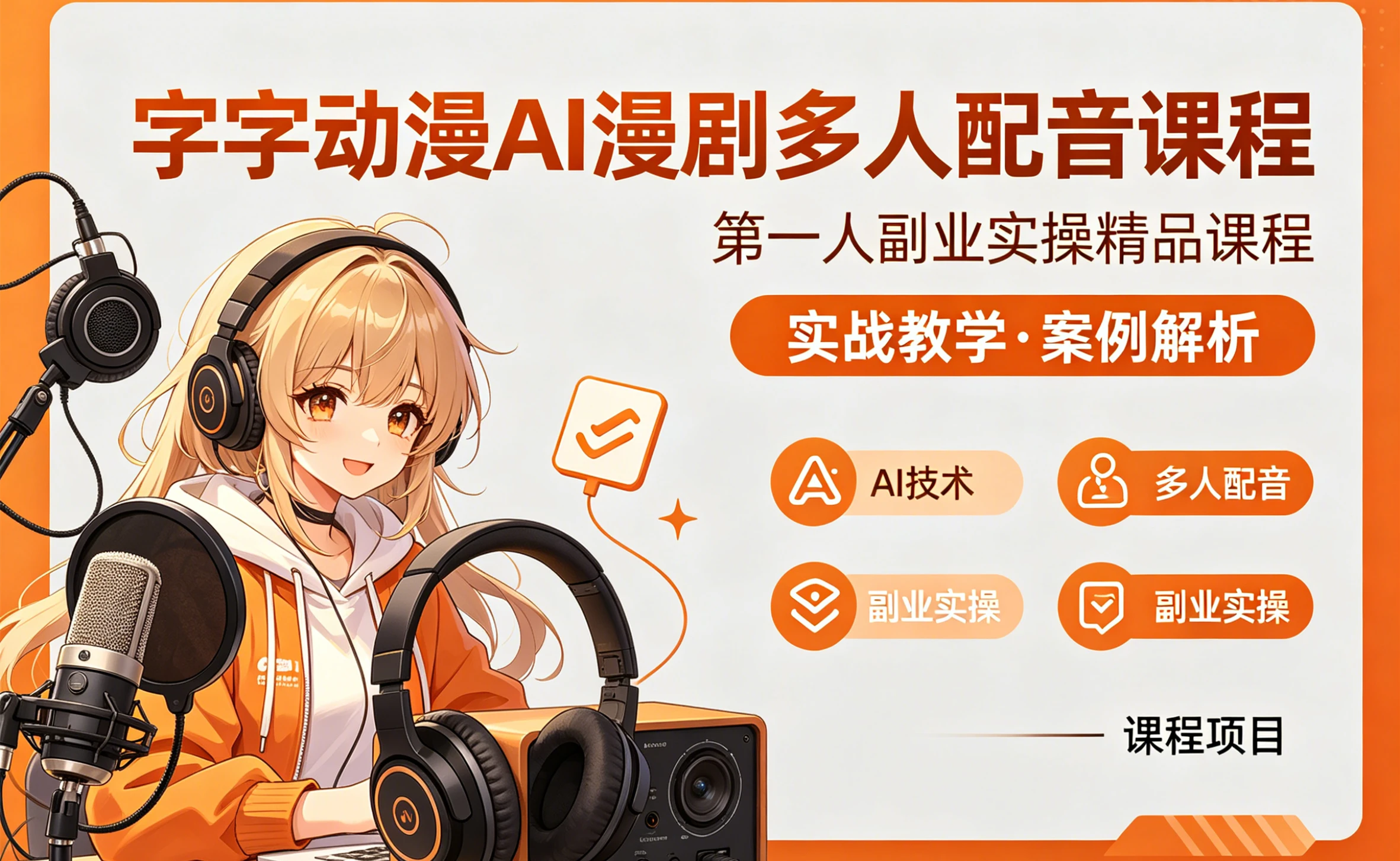 【精】AI漫剧多人配音实操课：零基础掌握多角色配音与漫剧制作，从分镜到导出全流程 | 资源下载 - 知行客-知行客