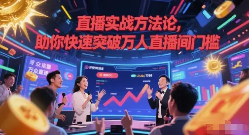 直播实战方法论，助你快速突破万人直播间门槛-知行客