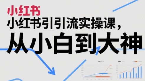 小红书引流实操课，从小白到大神-知行客